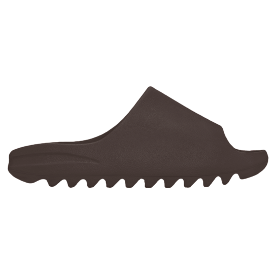Brown clog shoe on a white background