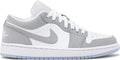 Air Jordan 1 Low Alluminio Grigio Lupo (Donna)