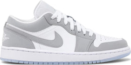 Air Jordan 1 Low Alluminio Grigio Lupo (Donna)