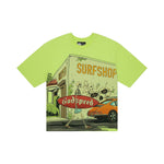Godspeed GS Surf Shop T-Shirt Lime - Image 1