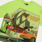 Godspeed GS Surf Shop T-Shirt Lime - Image 3