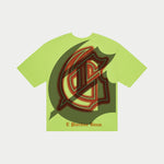 Godspeed GS Surf Shop T-Shirt Lime - Image 5