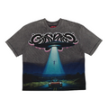 Godspeed O.B.E Entführung T-Shirt Grau-Wäsche