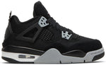 Air Jordan 4 Retro Black Canvas (GS) - Image 1