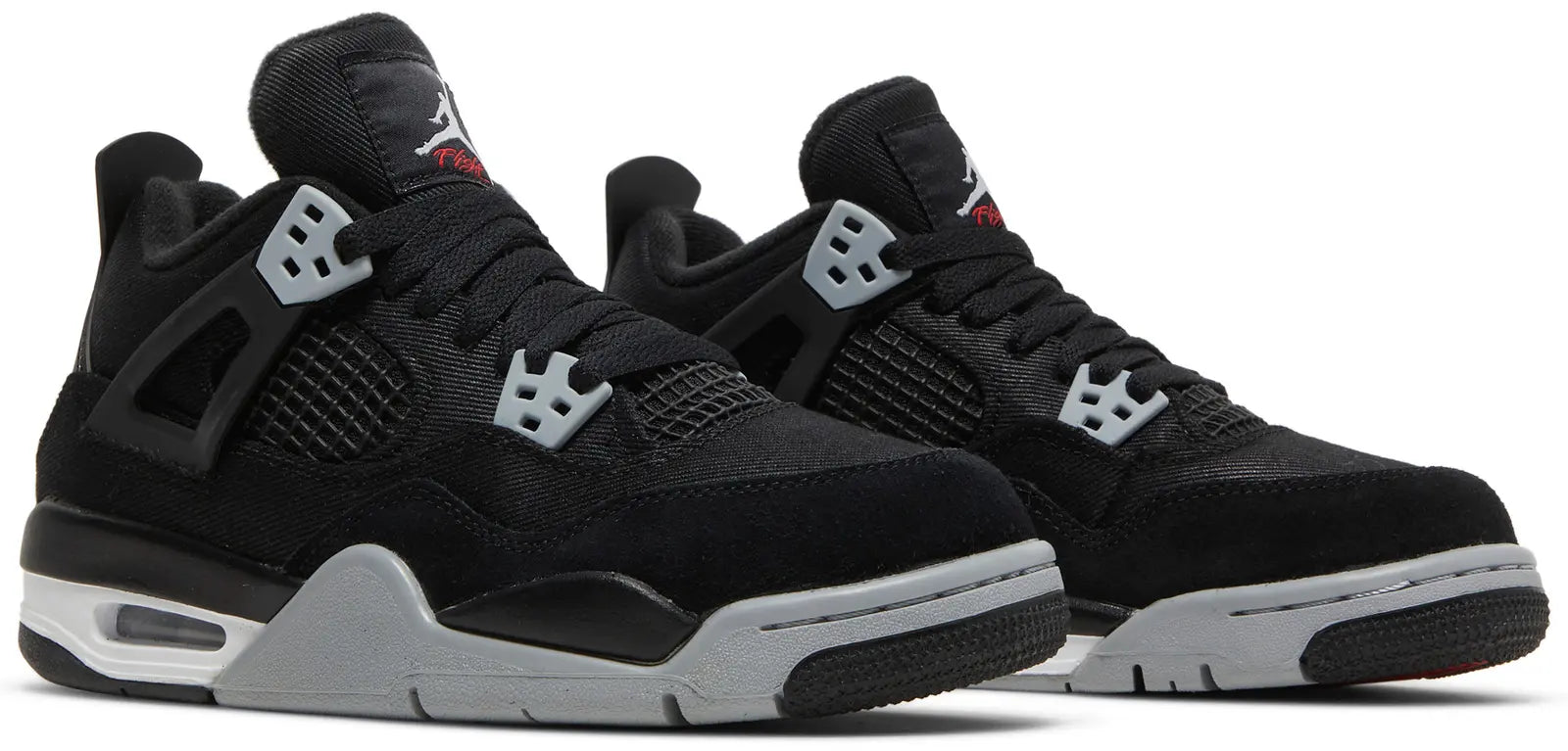Air Jordan 4 Retro Black Canvas (GS)