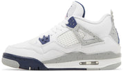 Air Jordan 4 Retro White Midnight Navy (GS)