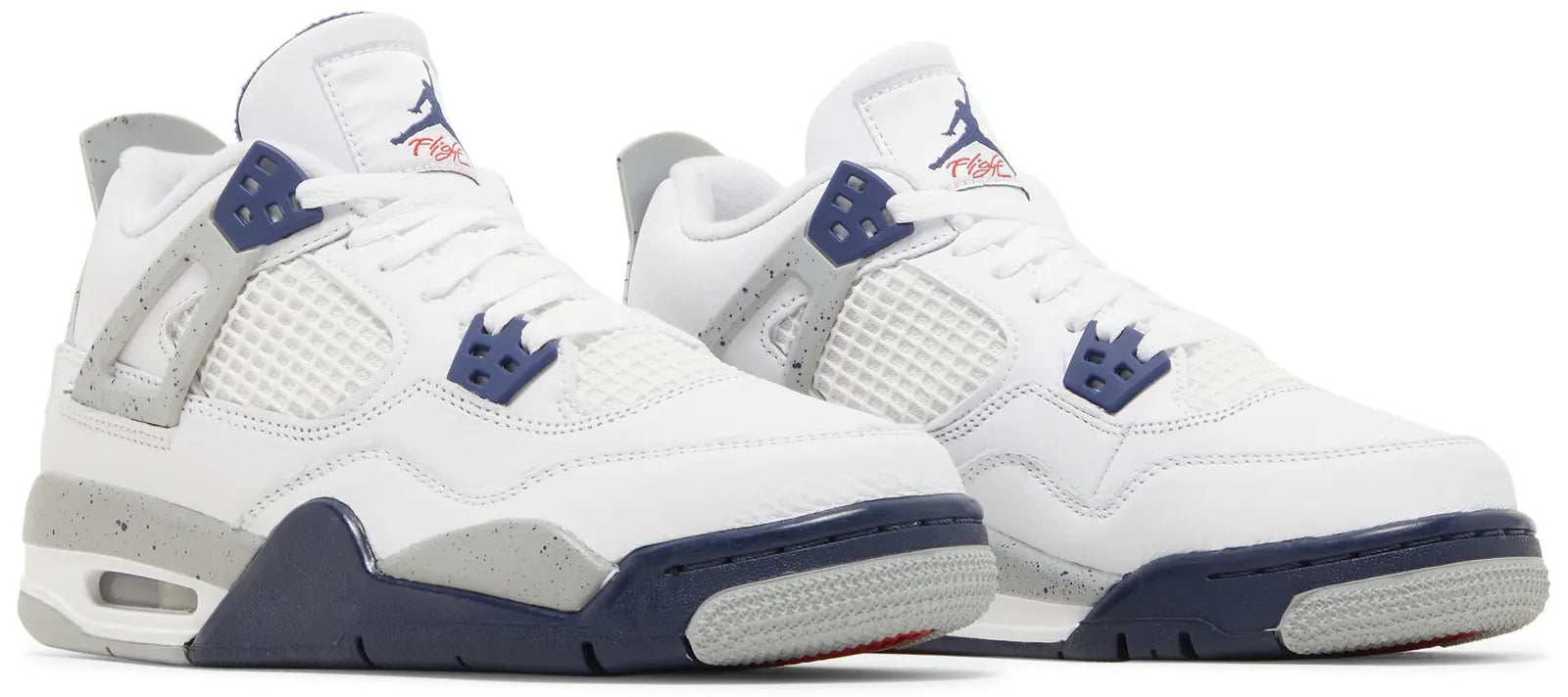 Air Jordan 4 Retro White Midnight Navy (GS)