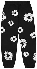 Denim Tears The Cotton Wreath Sweatpants Black - Image 2