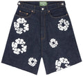 Short en jean Denim Tears The Cotton Wreath Selvedge Brut