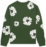 Denim Tears Long Sleeve Cotton Wreath Tee Green - Image 2