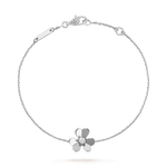 Van Cleef & Arpels Frivole bracelet, mini model 18K white gold, Diamond - Image 1