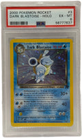 2000 Pokémon Team Rocket Dunkles Turtok Holo 3/82 PSA 6 EX-MT