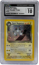 2000 Pokémon Team Rocket Dark Magneton Holo 11/82 CGC 10 GEM MINT - Image 1