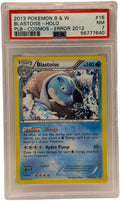 2013 Pokémon Plasma-Schlag Cosmos Turtok Holo-Fehler 2012  16/101 PSA 7 FAST NEUWERTIG