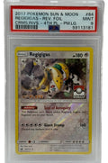 2017 Pokémon League Crimson Invasion Regigigas 4th Place Reverse Holo 84/111 PSA 9 MINT