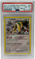 2017 Pokémon Liga Crismon Invasion Regigigas 1. Platz Umkehr-Holo 84/111 PSA 8 Fast Neuwertig – Neuwertig