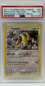 2017 Pokémon League Crismon Invasion Regigigas 1st Place Reverse Holo 84/111 PSA 8 NEAR MINT - MINT - Image 3