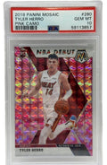2019 Panini Mosaic Tyler Herro Pink Camo Rookie Card #223 PSA 10 GEM MINT