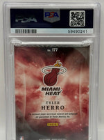 2019 Panini Origins Tyler Herro Jersey Autograph - Red /99 Rookie Card #177 PSA 7 NEAR MINT & AUTO 10 - Image 4