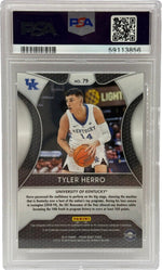 2019 Panini Prizm Draft Picks Tyler Herro Rookie Card #79 PSA 9 MINT - Image 2