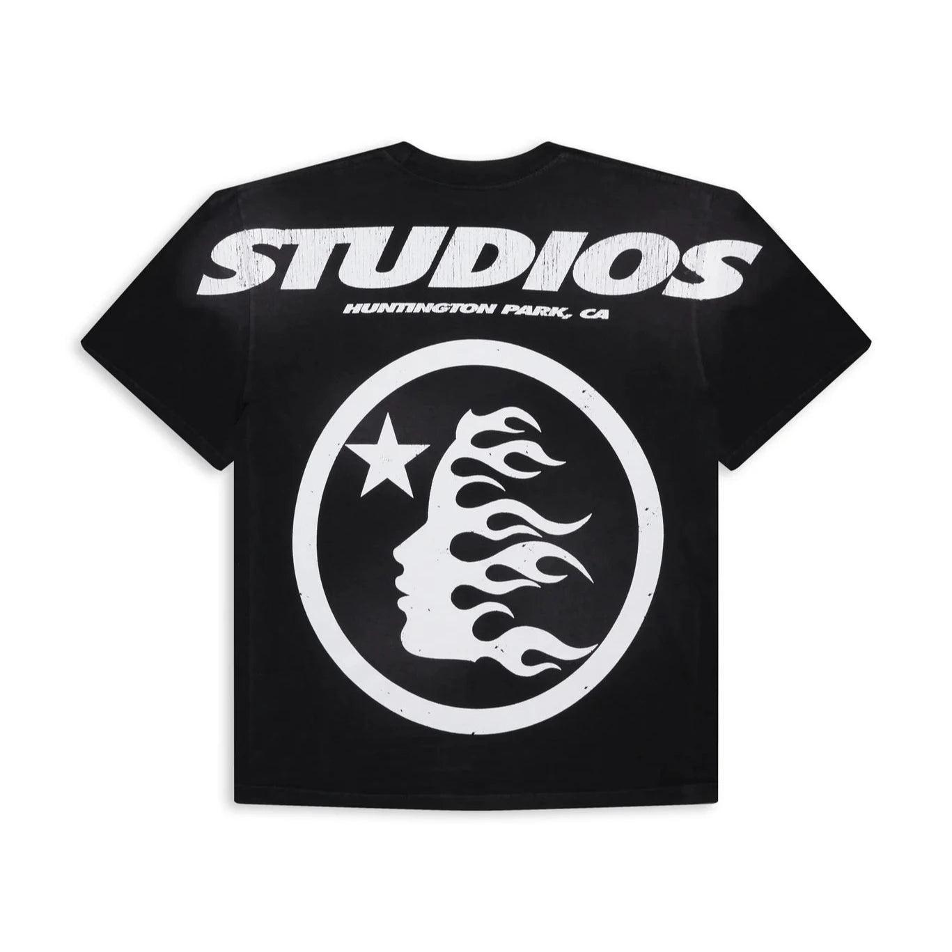 Hellstar Studios Cartoon Glitter Logo T-Shirt Black