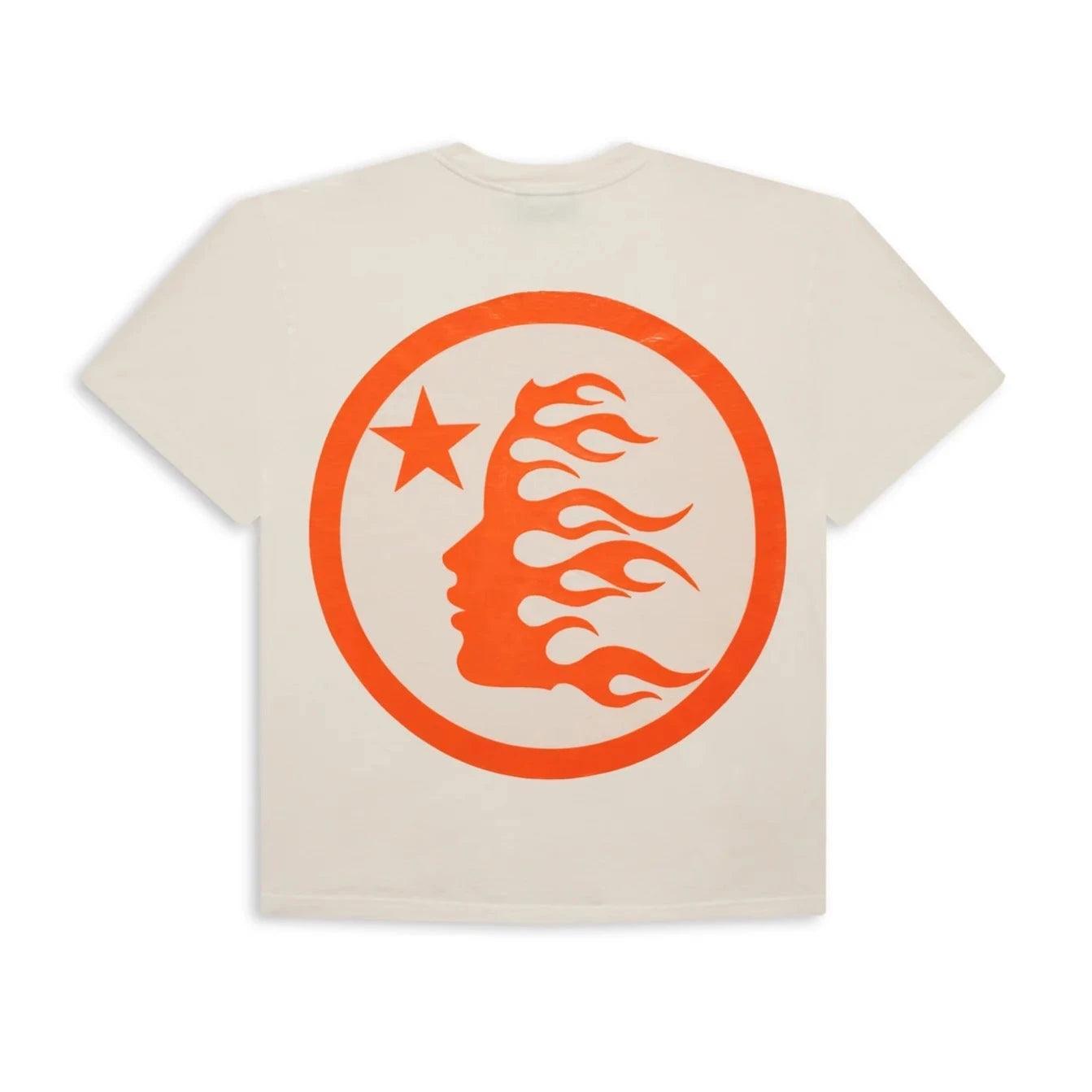 Hellstar Studios Classic Gel T-Shirt Beige & Orange