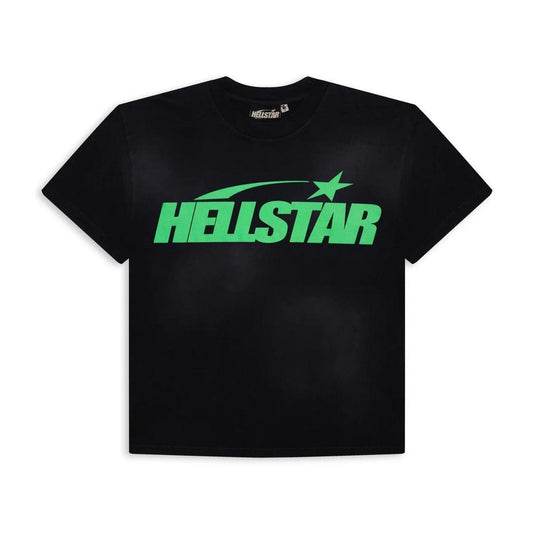 Hellstar Studios Classic T-Shirt Black & Lime Green