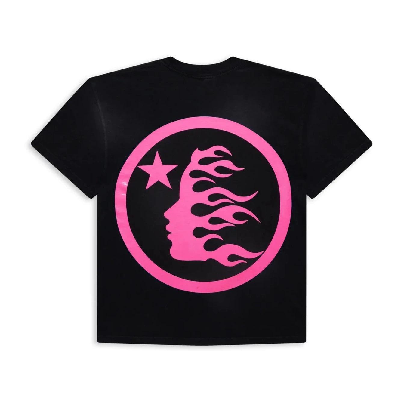 Hellstar Studios Classic Gel T-Shirt Black & Pink