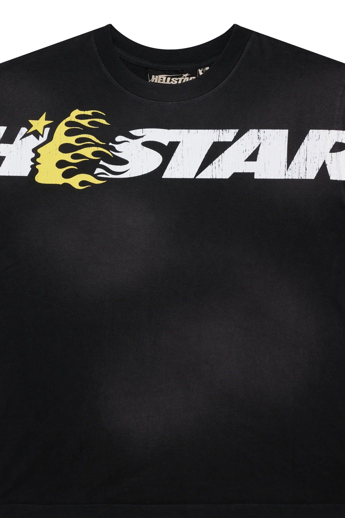 Hellstar Studios Cartoon Logo T-Shirt Yellow