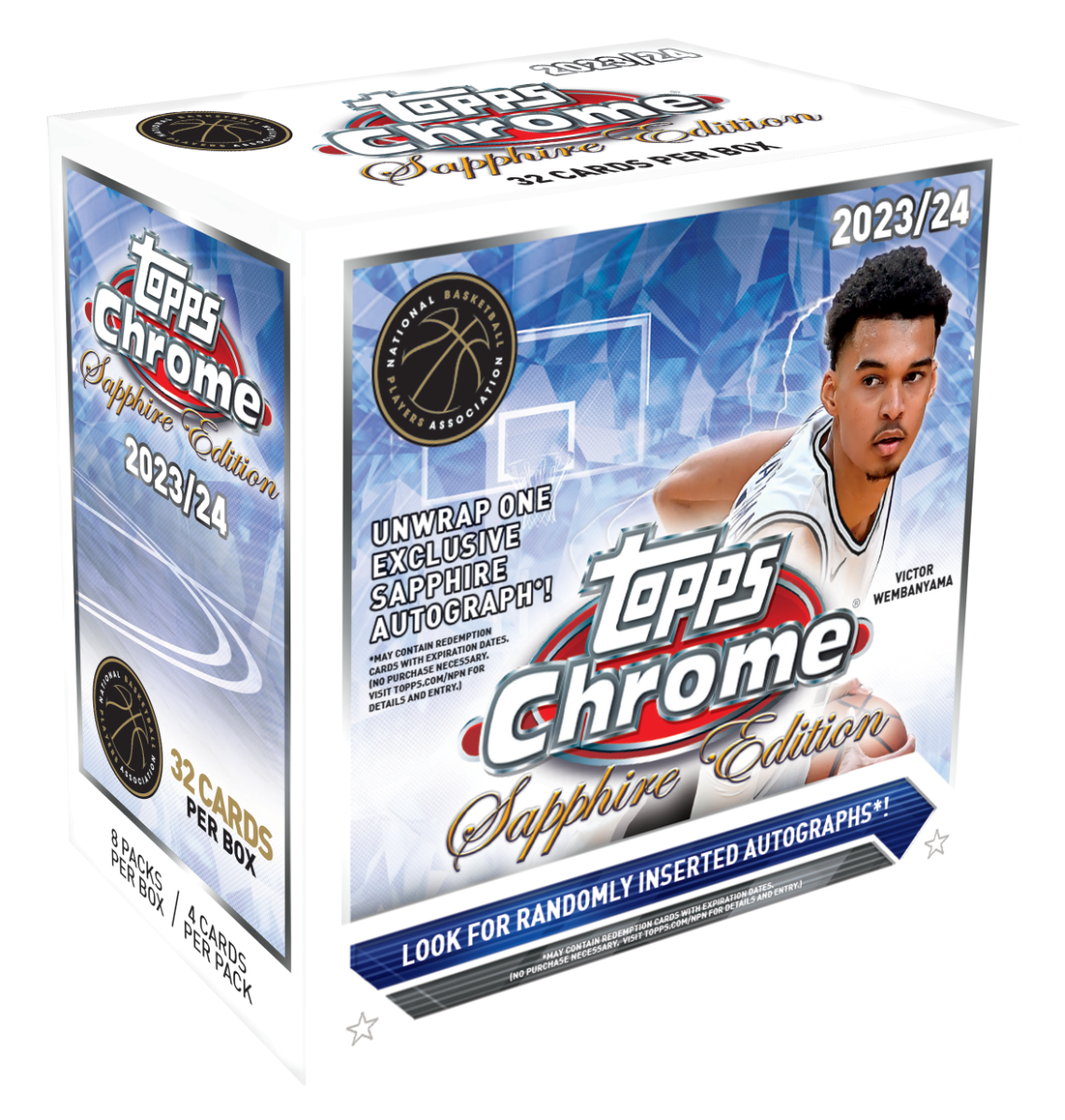 2023-24 Topps Chrome® Basketball Sapphire Edition Hobby Box