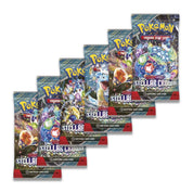 Pokémon TCG Scarlet & Violet: Stellar Crown Booster Bundle (6 Packs)