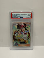 2019 Pokémon Sun & Moon Cosmic Eclipse Rosa Full Art #236 PSA 9 MINT - Image 1