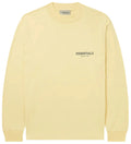 Fear of God Essentials Langarm-T-Shirt Gartencreme