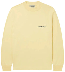 Fear of God Essentials Langarm-T-Shirt Gartencreme