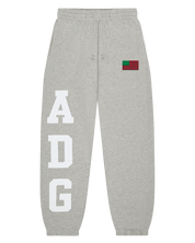 Denim Tears ADG Pan African American Flag Sweatpant Grey