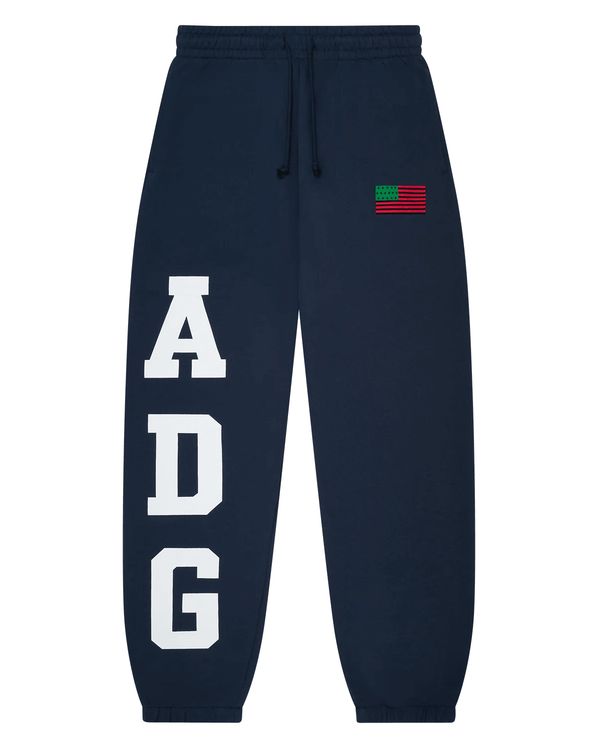 Denim Tears ADG Pan African American Flag Sweatpant Navy