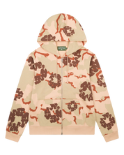 Denim Tears Desert Storm Tan Camo Cotton Wreath Zip Hoodie