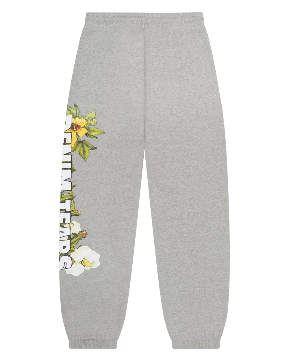 Denim Tears DT Floral Logo Sweatpant Grey