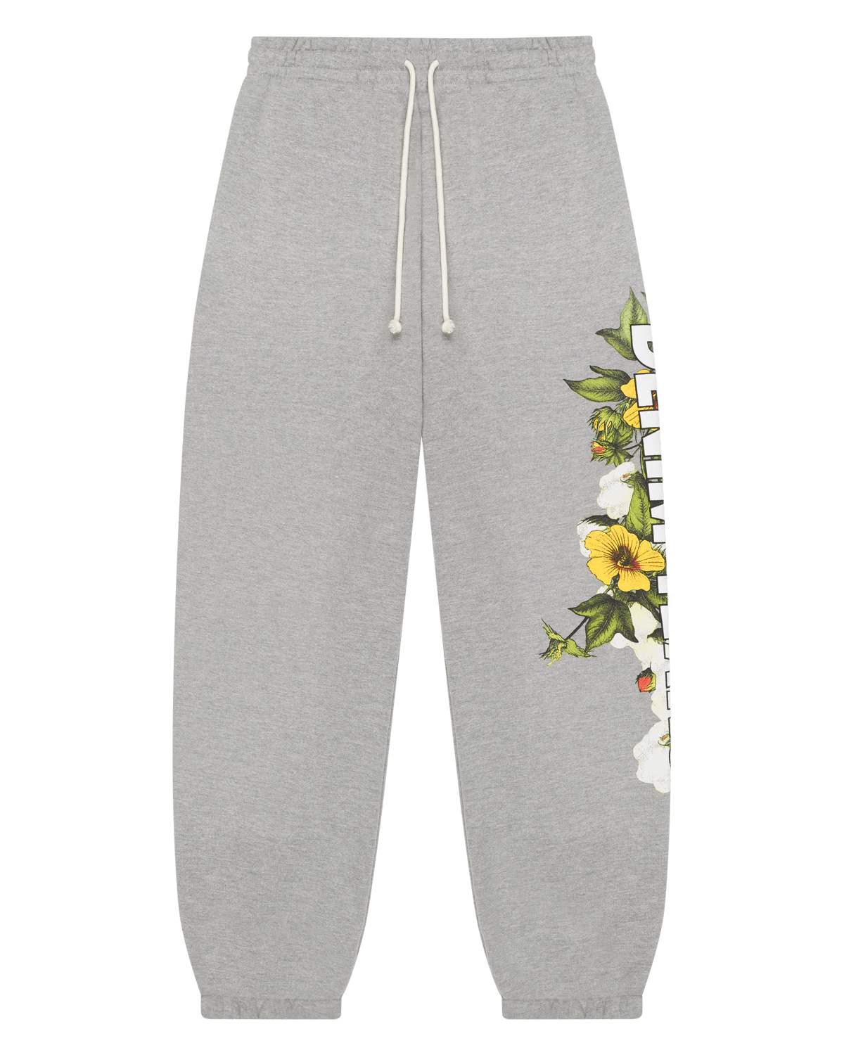 Denim Tears DT Floral Logo Sweatpant Grey