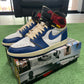 Air Jordan 1 Retro High Union Los Angeles Storm Blue - Size 10 - USED