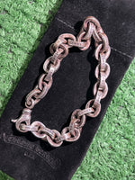 Chrome Hearts Silver Paper Chain Bracelet (8 Inches) - Image 8
