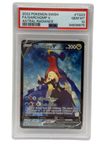 2022 Pokémon Astral Radiance Garchomp V Full Art TG23/TG30 PSA 10 GEM MINT (Sword & Shield) - Image 1