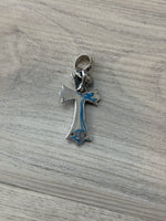 Chrome Hearts Double CH Cross Silver Pendant with Bale - Image 6