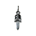Chrome Hearts Ciondolo in Argento con Doppia Daga
