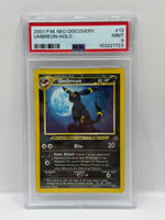2001 Pokémon Neo Discovery Umbreon Holo 13/75 PSA 9 MINT - Image 3