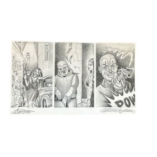 Supreme Clown Comic Sticker