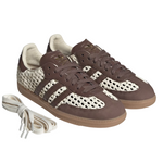 Adidas Samba OG Basketweave Cream White Earth Strata (Women's) - Image 2