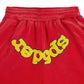 Sp5der OG Logo Sweatshort Red