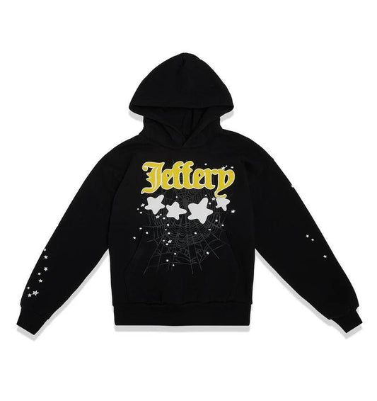 Sp5der Jeffery Hoodie Black