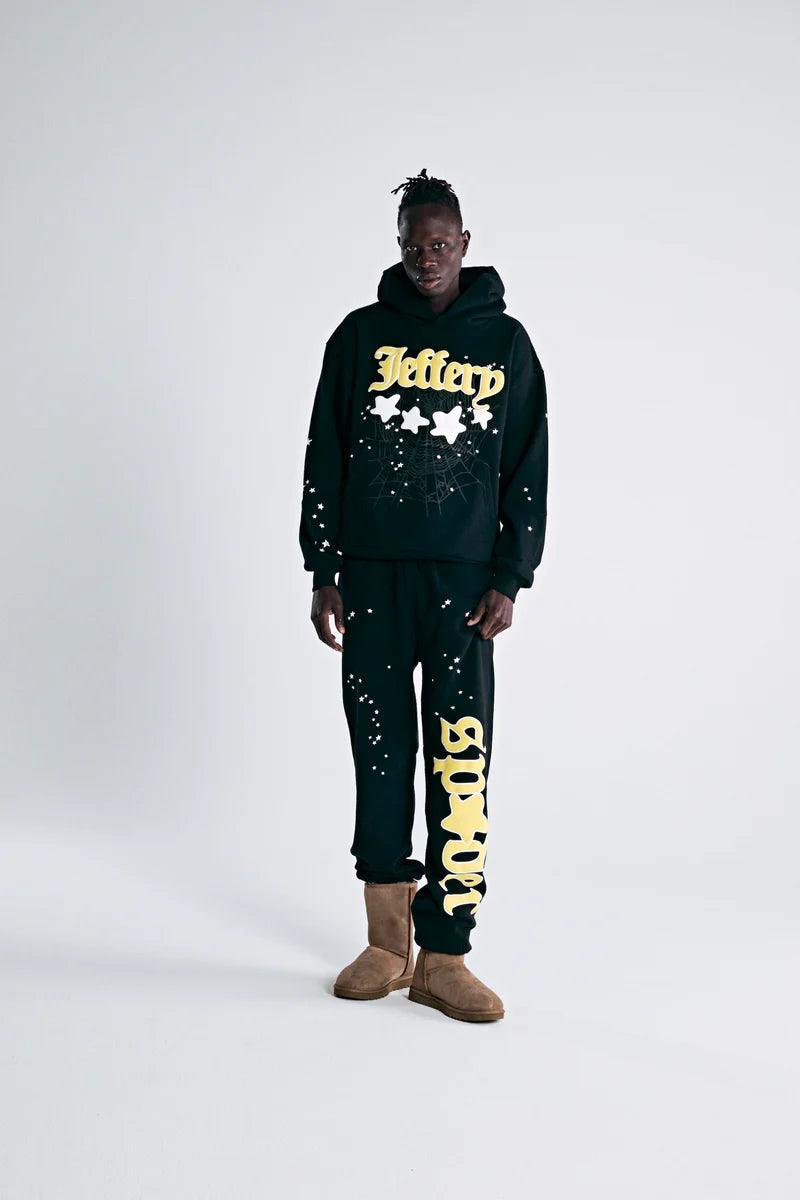 Sp5der Jeffery Hoodie Black